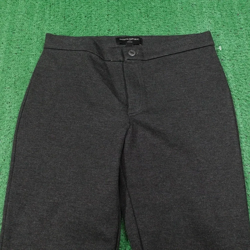 Banana Republic Legging Pants Womens 4 Gray Skinny Knit‎ Stretch Slim 28x28